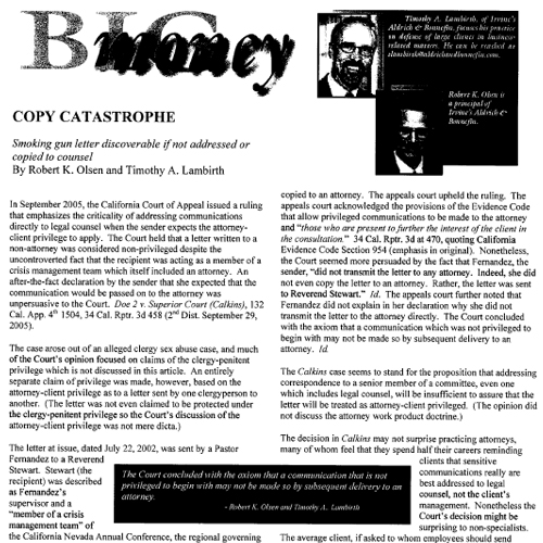 Copy Catastrophe – Big Money